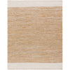 jute white area rug hand woven no pile organic 