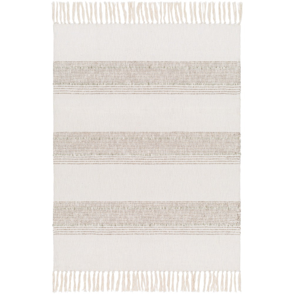 woven beige gray throw blanket fringe