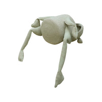 woven green frog basket kids decor