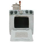 play basket kitchen stove oven woven cotton recycled materials