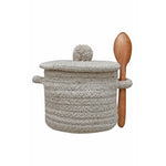 play basket kitchen stove oven woven cotton recycled materials