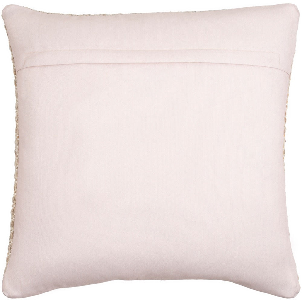 woven neutral throw pillow beige tan knife edge outdoor safe square