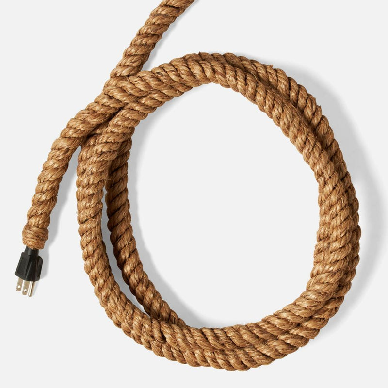 chestnut bundled faux rattan outdoor pendant light hershey kiss shape abaca rope cord