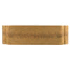 console table natural oak curved 
