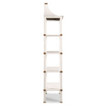 etagere white gold four shelves asian inspired 