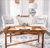 Tortoise Shell Bamboo Coffee or Butler Table