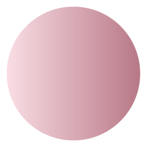 A gradient pink circle with a light pink on the left transitioning to a darker pink on the right.