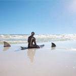 beach cowabunga sculpture iron old world finish