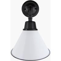 white black metal wall sconce iron outdoor safe