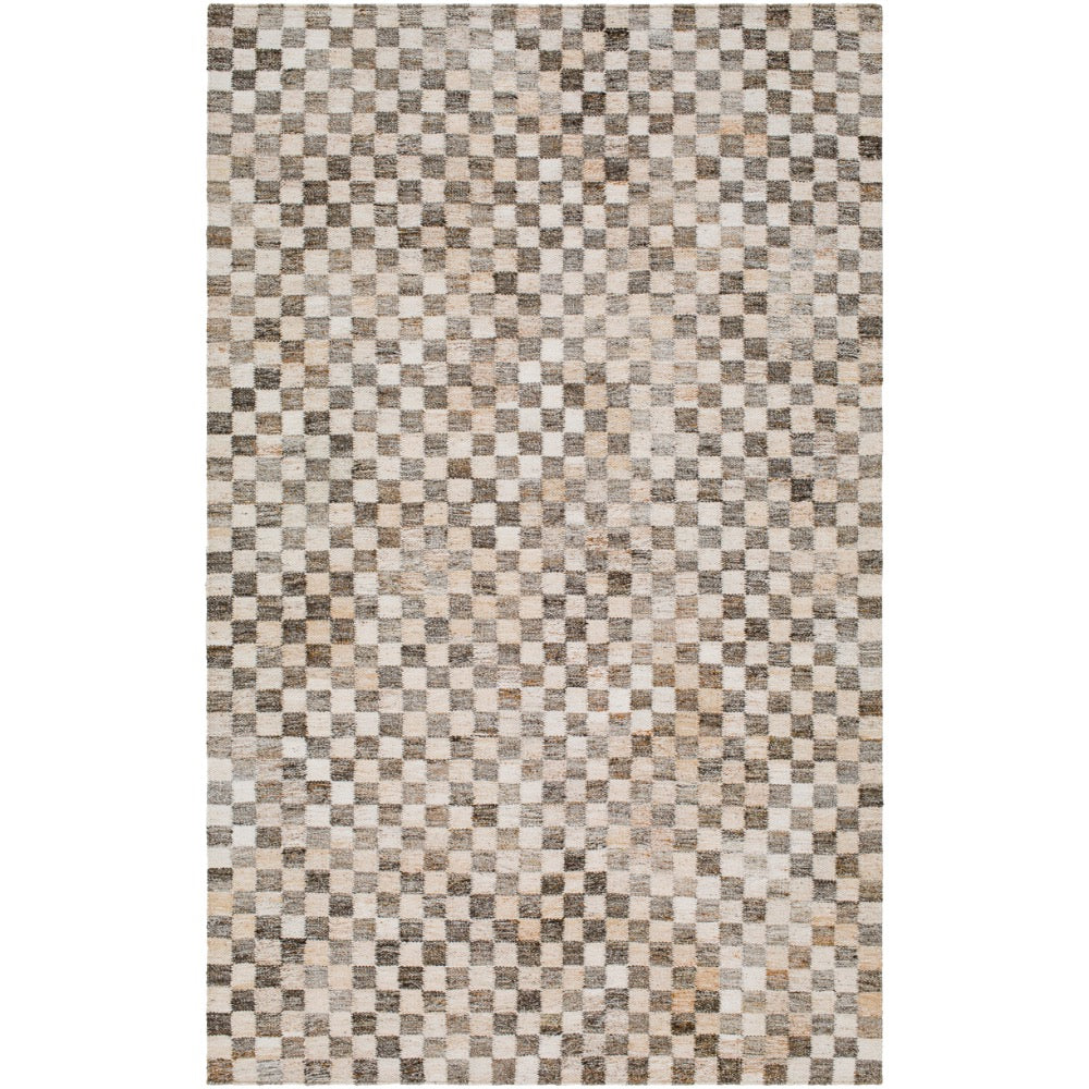 area rug hand woven polyester outdoor safe checkered