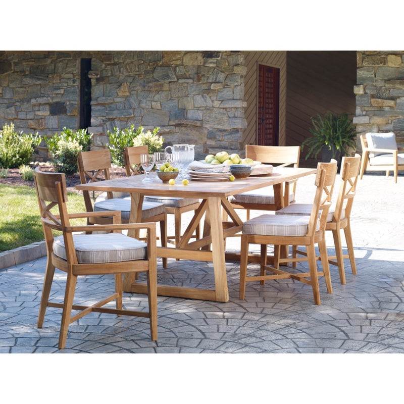 rectangle teak dining table angled slatted top