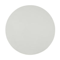 round white cast concrete outdoor side table lattice
