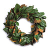 magnolia leaf wreath round hanging decor