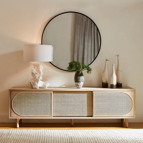 table lamp driftwood white plaster coastal linen shade