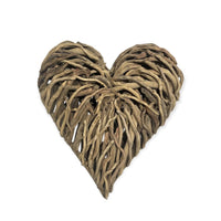 Unique heart wood art wall decor 