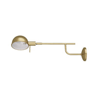 wall sconce antique brass adjustable 
