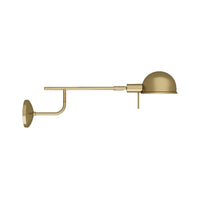 wall sconce antique brass adjustable 