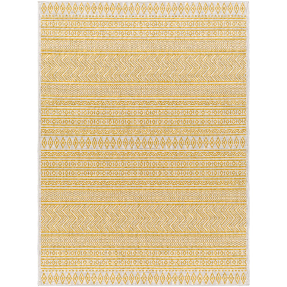 area rug patterned yellow 