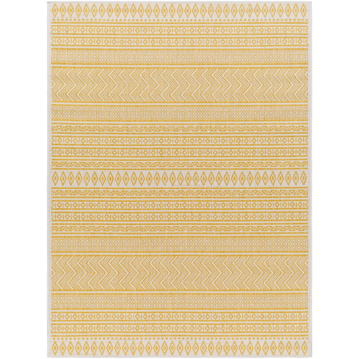 area rug patterned yellow 