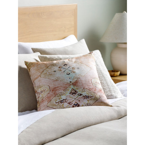 woven patterned muted colors throw pillow knife edge outdoor safe square