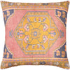 square throw pillow woven digitally printed multicolor patterned square
