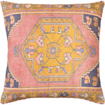 square throw pillow woven digitally printed multicolor patterned square