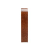etagere dark burl finish 4 shelves rounded top