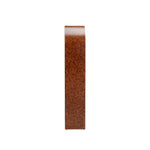 etagere dark burl finish 4 shelves rounded top