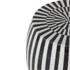 black white marble stone Side Table stool garden seat