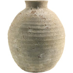 round vase texture rust glazed rustic
