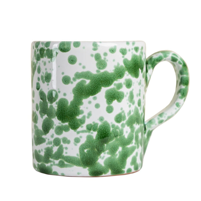 green speckled mug ceramic