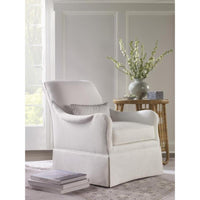 Natural wicker round accent table