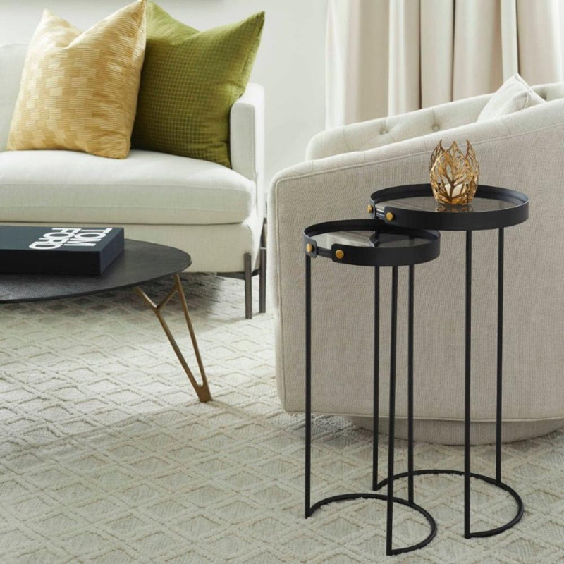 off-white tufted swivel chair