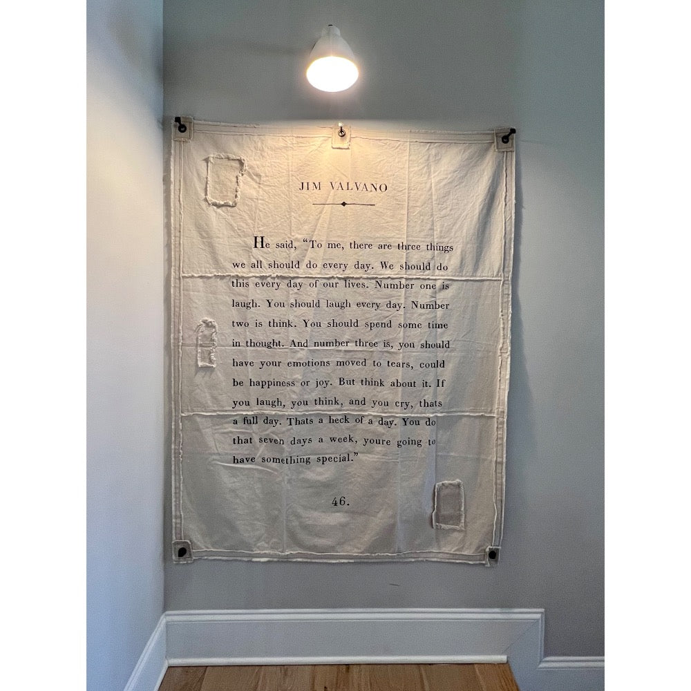 canvas wall tarp inspirational lifestyle