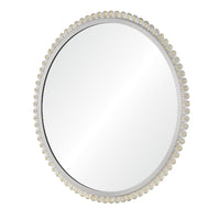 polished stainless steel acrylic sphere round wall mirror