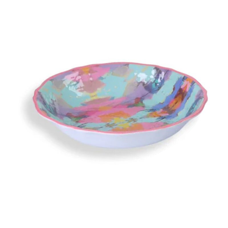 Antiqua Smile Melamine Serving Bowl
