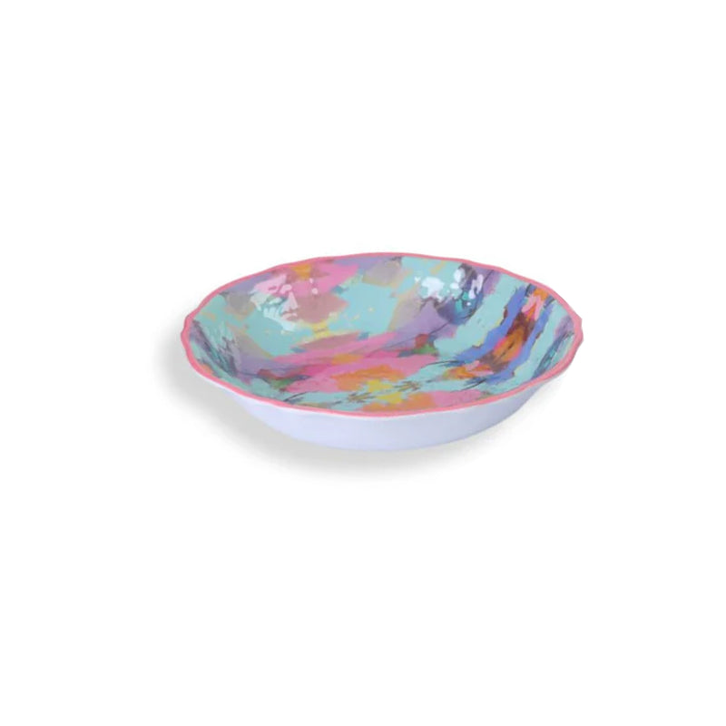 Antiqua Smile Melamine Salad Bowls (set of 4)
