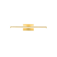 brushed gold metal modern sconce