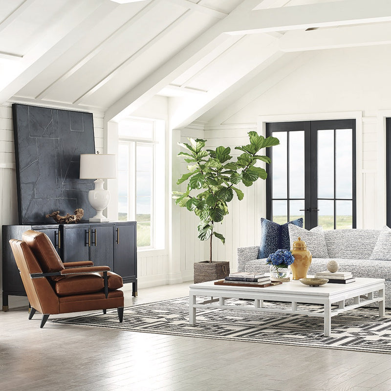 coffee table white square oversized oak solids