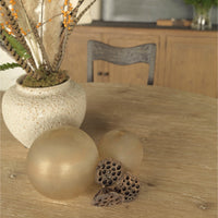round dining table lime wash natural oak