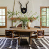 round dining table lime wash natural oak
