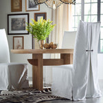 round dining table lime wash natural oak