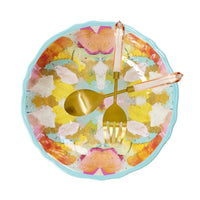 The Marigold Melamine Serving Bowl by Laura Park Designs adds vibrant color and style to your tableware collection.