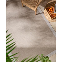 area rug machine woven neutral tan cream edge rounded