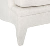 loveseat two cushion white upholstered fabric handmade