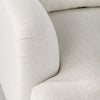 loveseat two cushion white upholstered fabric handmade