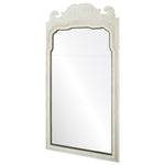 hand carved mirror wood grey finish carved top 