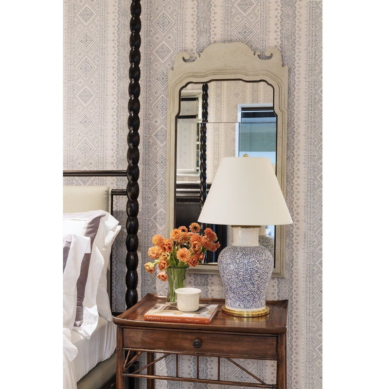 hand carved mirror wood grey finish carved top 