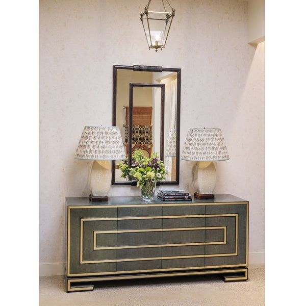 hand carved walnut mirror espresso