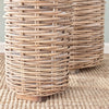 natural woven marlar baskets handle plastic liner